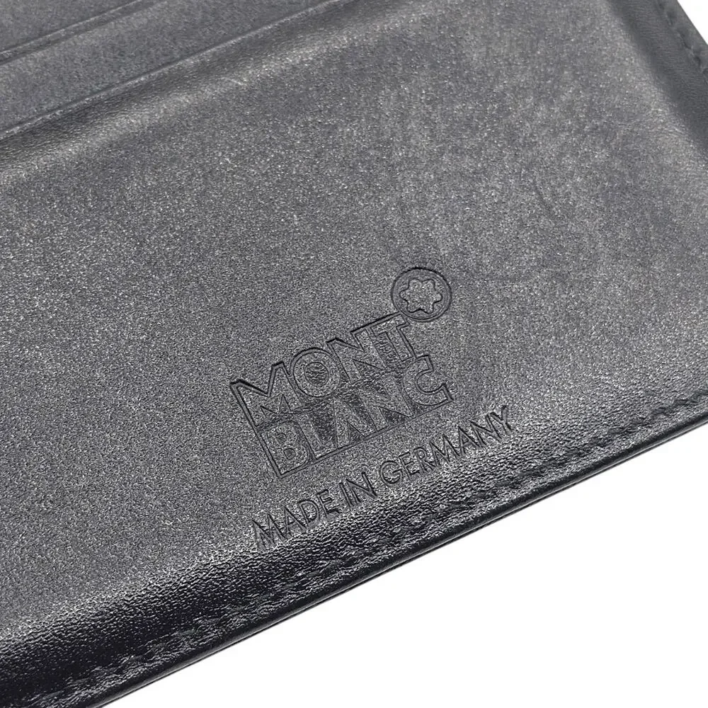 Montblanc Meisterstück View Pocket Leather Cardholder Card Case Wallet Black